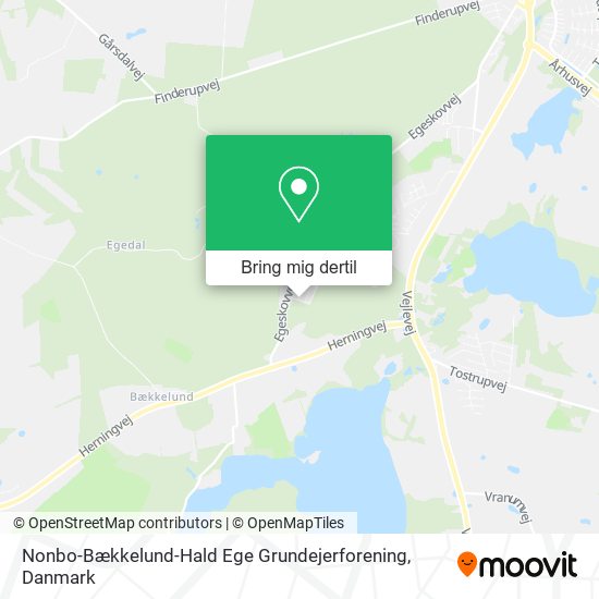 Nonbo-Bækkelund-Hald Ege Grundejerforening kort