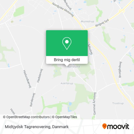 Midtjydsk Tagrenovering kort