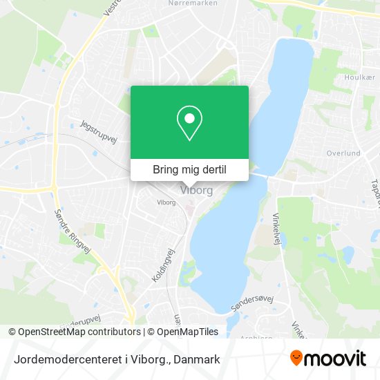 Jordemodercenteret i Viborg. kort