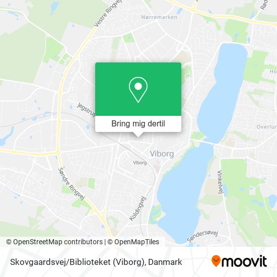 Skovgaardsvej / Biblioteket (Viborg) kort