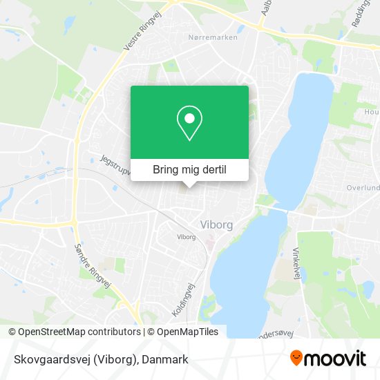 Skovgaardsvej (Viborg) kort