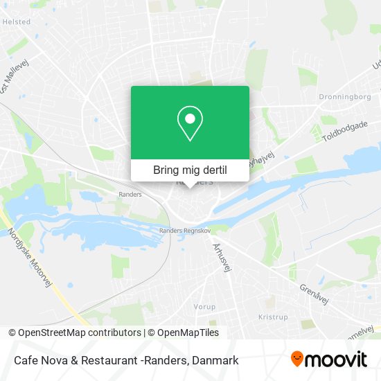 Cafe Nova & Restaurant -Randers kort