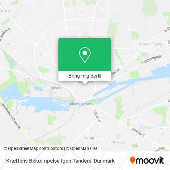 Kræftens Bekæmpelse Igen Randers kort