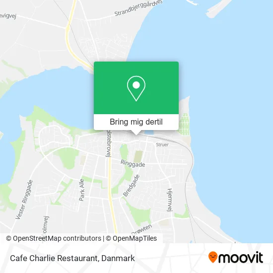 Cafe Charlie Restaurant kort