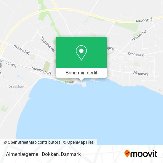 Almenlægerne i Dokken kort