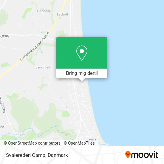 Svalereden Camp kort