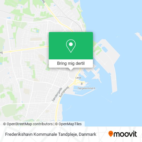 Frederikshavn Kommunale Tandpleje kort