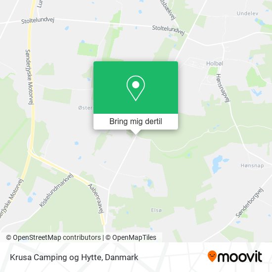 Krusa Camping og Hytte kort