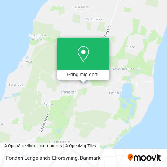 Fonden Langelands Elforsyning kort