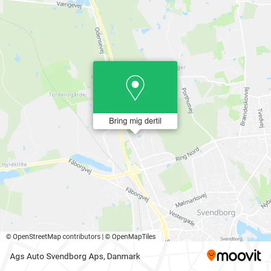 Ags Auto Svendborg Aps kort