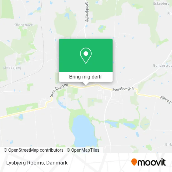 Lysbjerg Rooms kort