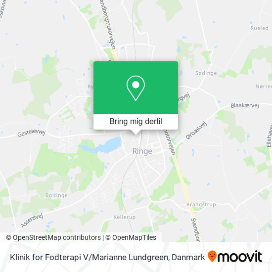 Klinik for Fodterapi V / Marianne Lundgreen kort