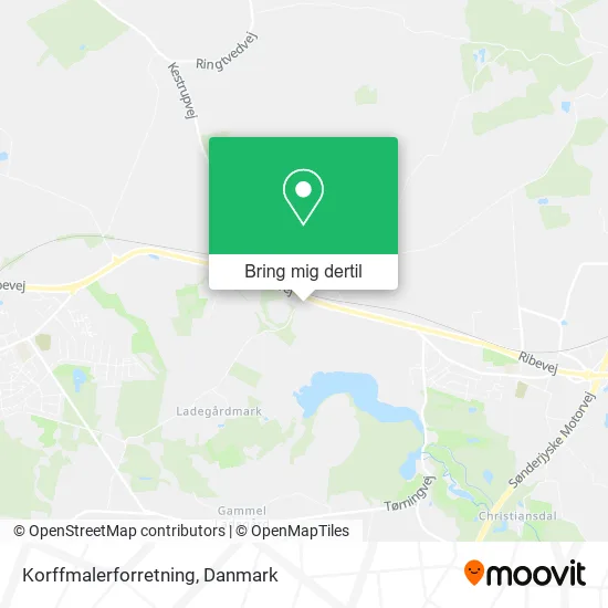 Korffmalerforretning kort