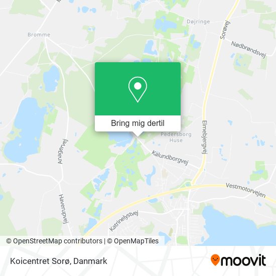 Koicentret Sorø kort