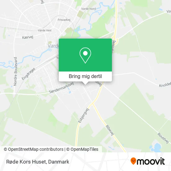 Røde Kors Huset kort