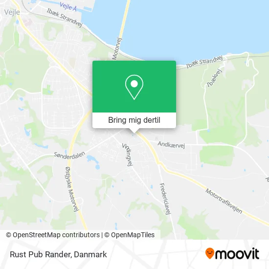 Rust Pub Rander kort