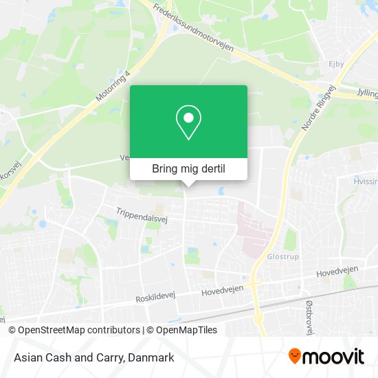 Asian Cash and Carry kort