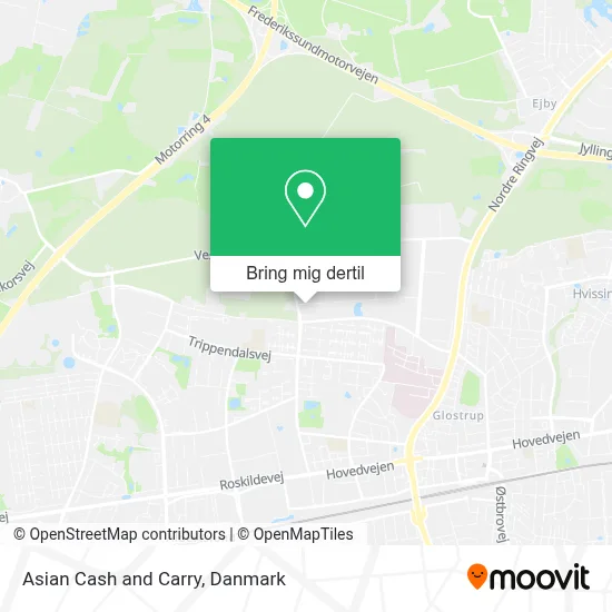 Asian Cash and Carry kort
