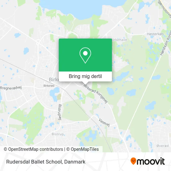 Rudersdal Ballet School kort