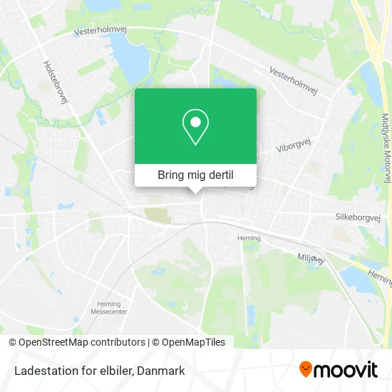 Ladestation for elbiler kort