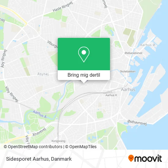Sidesporet Aarhus kort