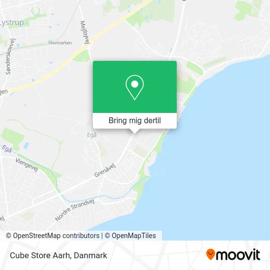 Cube Store Aarh kort