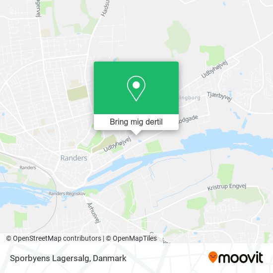 Sporbyens Lagersalg kort
