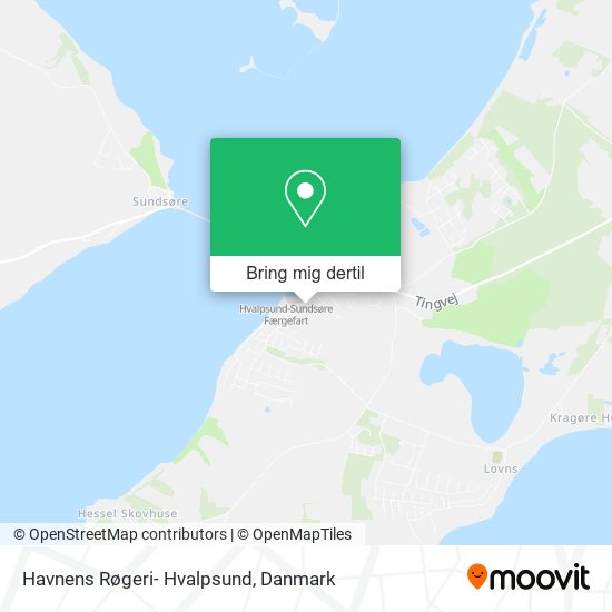 Havnens Røgeri- Hvalpsund kort