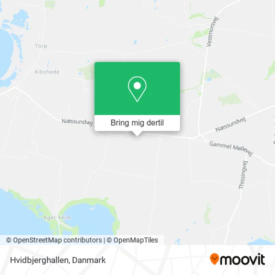 Hvidbjerghallen kort