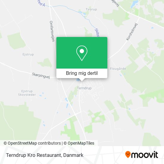 Terndrup Kro Restaurant kort