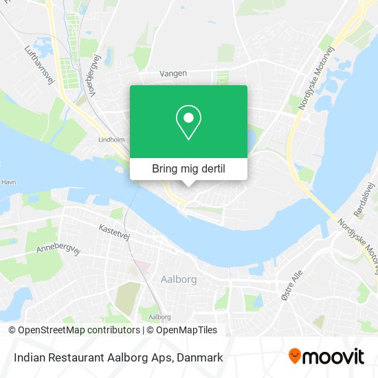 Indian Restaurant Aalborg Aps kort