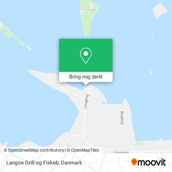 Langoe Grill og Fiskeb kort