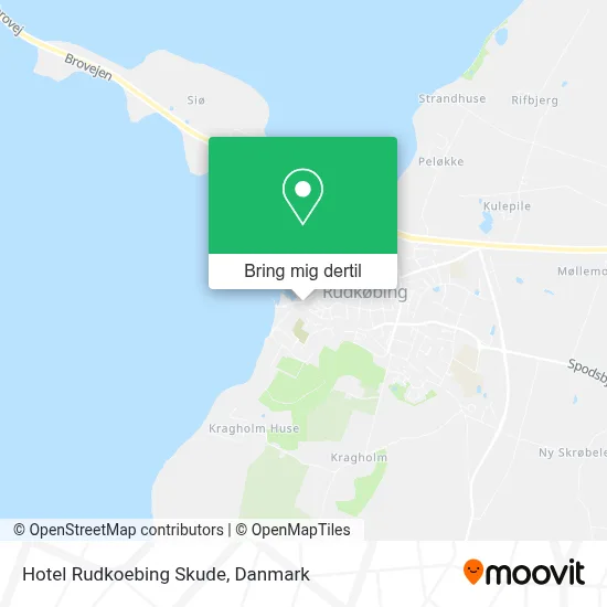 Hotel Rudkoebing Skude kort