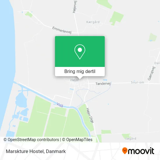 Marskture Hostel kort