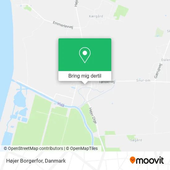 Højer Borgerfor kort