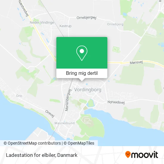 Ladestation for elbiler kort