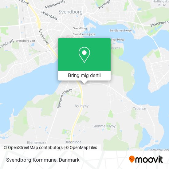 Svendborg Kommune kort