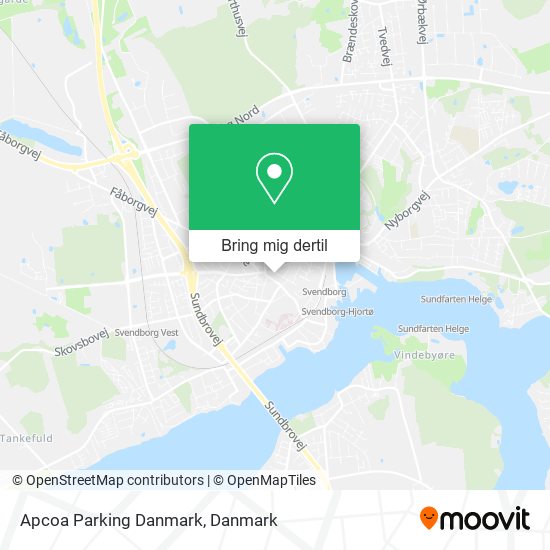 Apcoa Parking Danmark kort