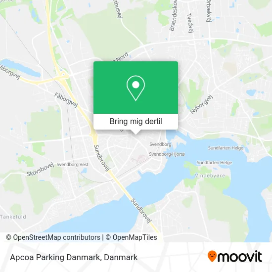 Apcoa Parking Danmark kort