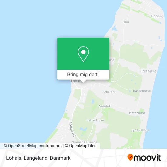 Lohals, Langeland kort