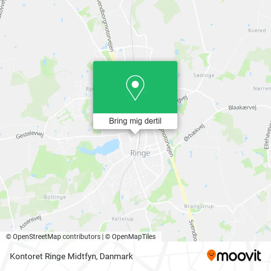 Kontoret Ringe Midtfyn kort