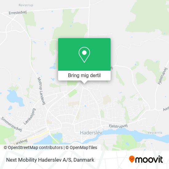 Next Mobility Haderslev A/S kort