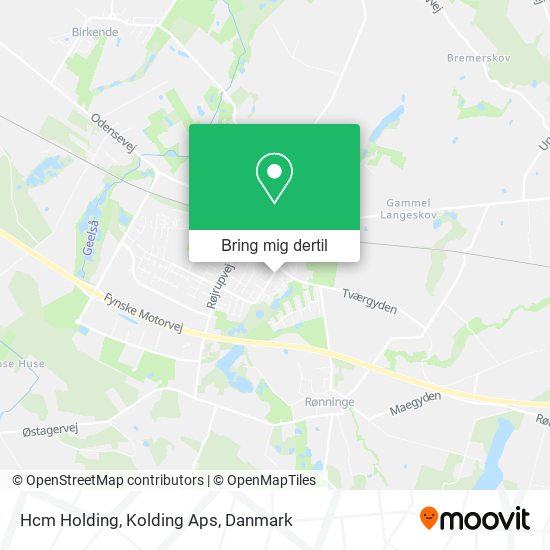 Hcm Holding, Kolding Aps kort
