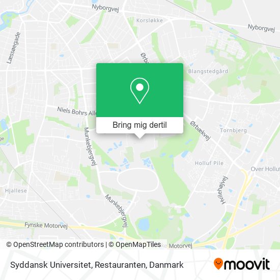 Syddansk Universitet, Restauranten kort