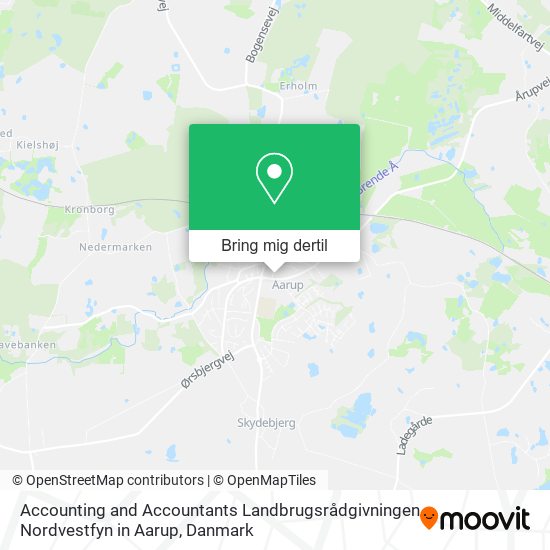Accounting and Accountants Landbrugsrådgivningen Nordvestfyn in Aarup kort