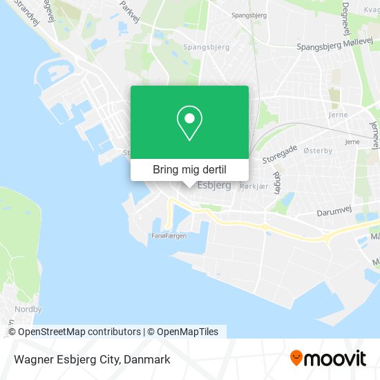 Wagner Esbjerg City kort