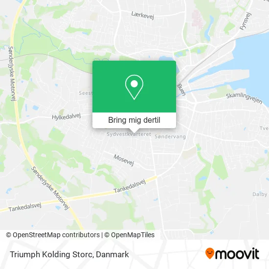 Triumph Kolding Storc kort