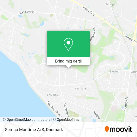 Semco Maritime A/S kort