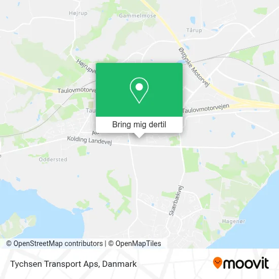 Tychsen Transport Aps kort