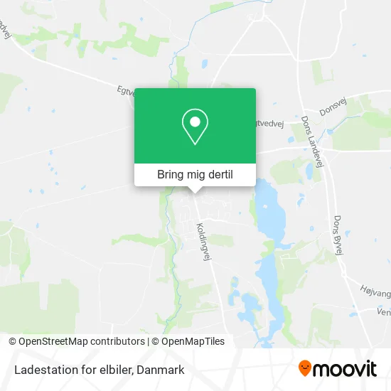 Ladestation for elbiler kort